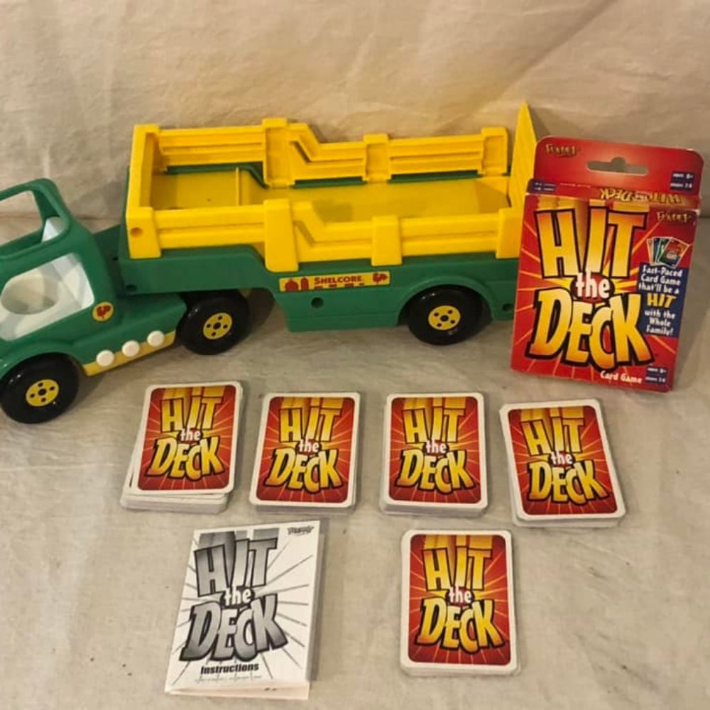 Shell Core Farm Truck & Trailer & Hit The Deck Card Game